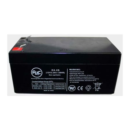 Battery Clerk AJC® CSB GP12120F2, GP 12120 F2 12V 12Ah UPS Battery ...